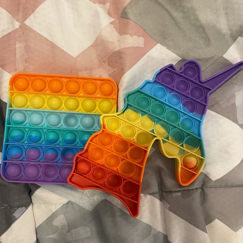 2 rainbow pop it’s one square and one unicorn.